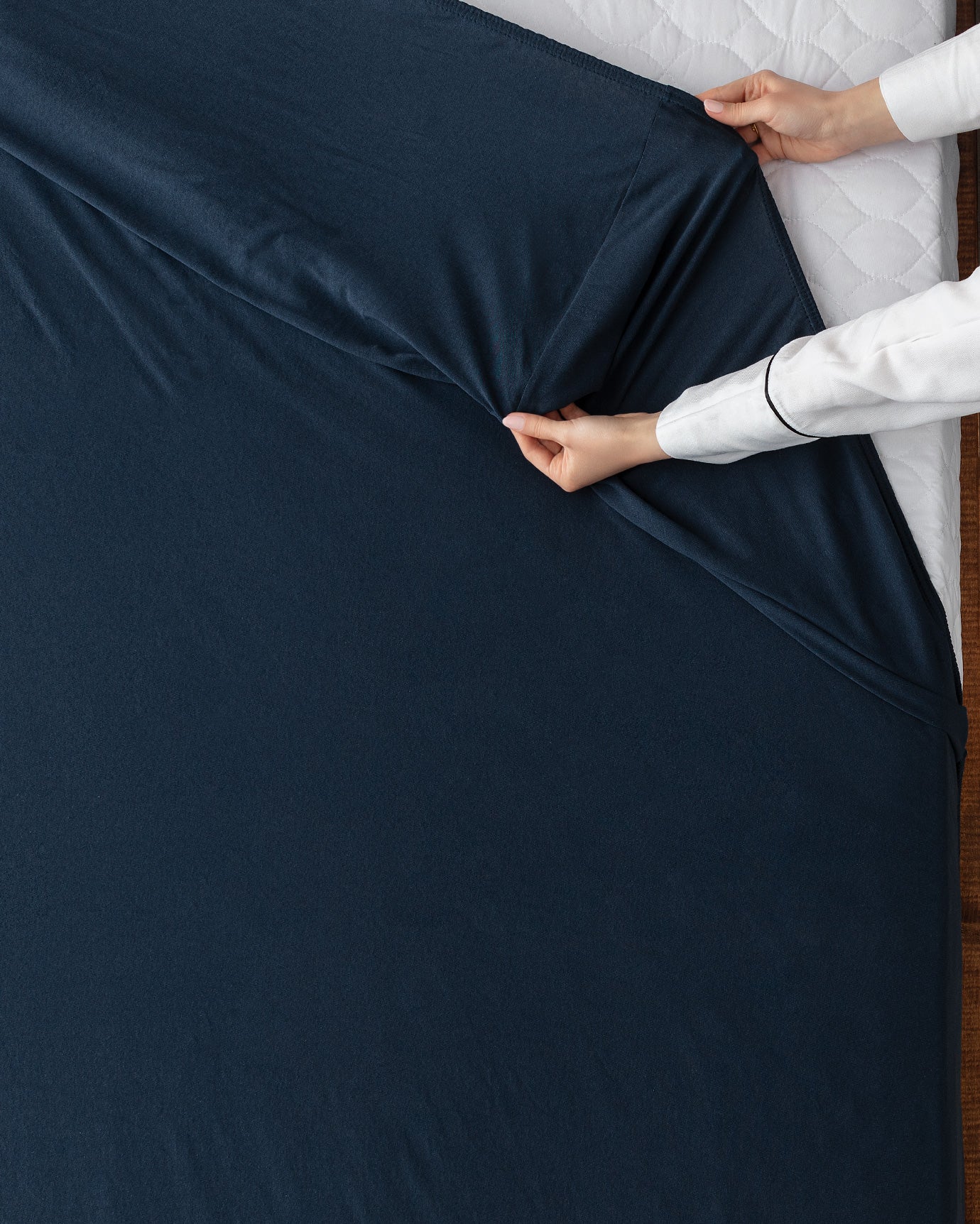 Valeria Cotton Jersey Fitted Sheet - Madame Coco JO