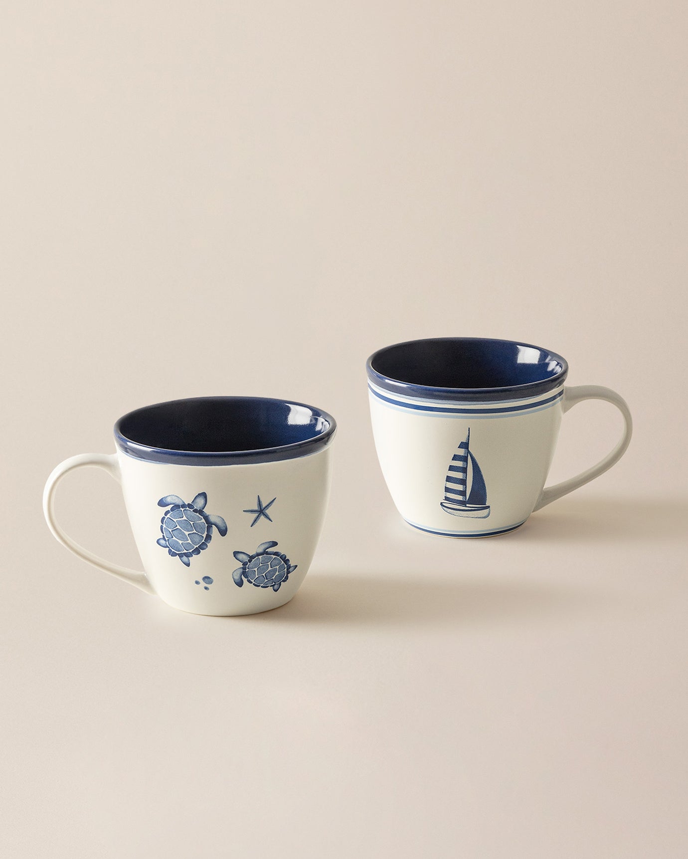 Marine Ocean 2 Pcs Mug Set - Madame Coco JO