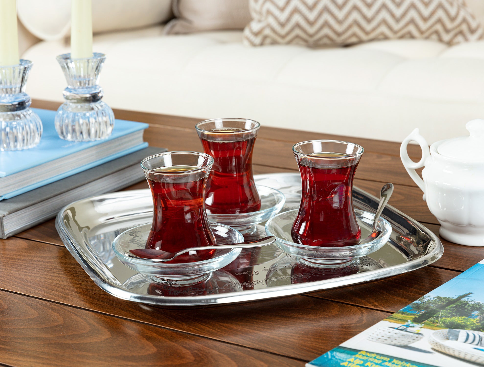 Emprise Tea Glass Set Of 8 Pcs - Madame Coco JO