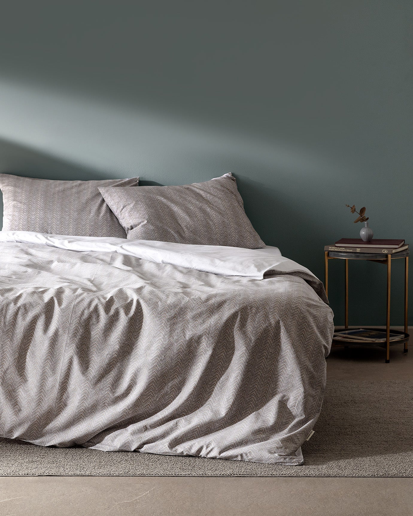 Bailey Single Size Duvet Cover Set - Ranforce Patterned - Madame Coco JO