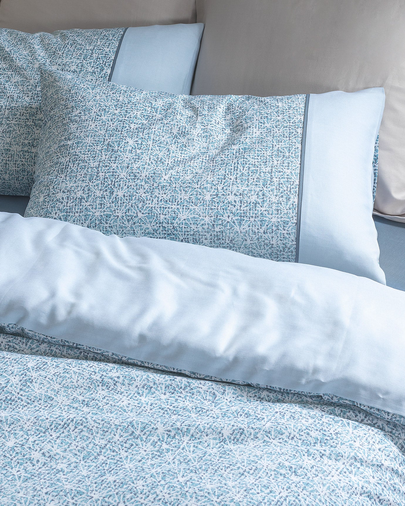 Astrid Single Siize Duvet Cover Set -coco Crep Patterned - Madame Coco JO