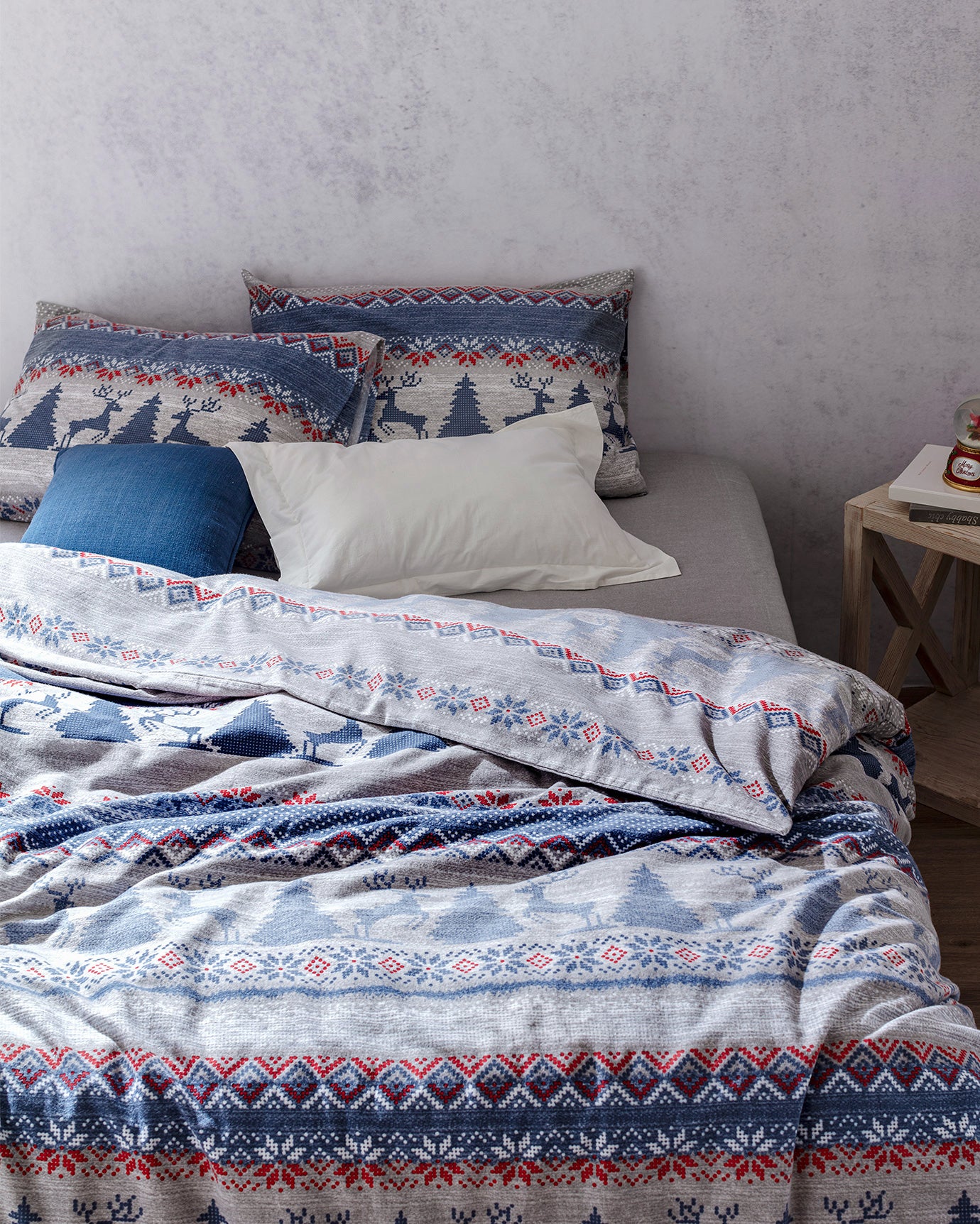 Vixien King Size Flannel Duvet Cover Set - Madame Coco JO