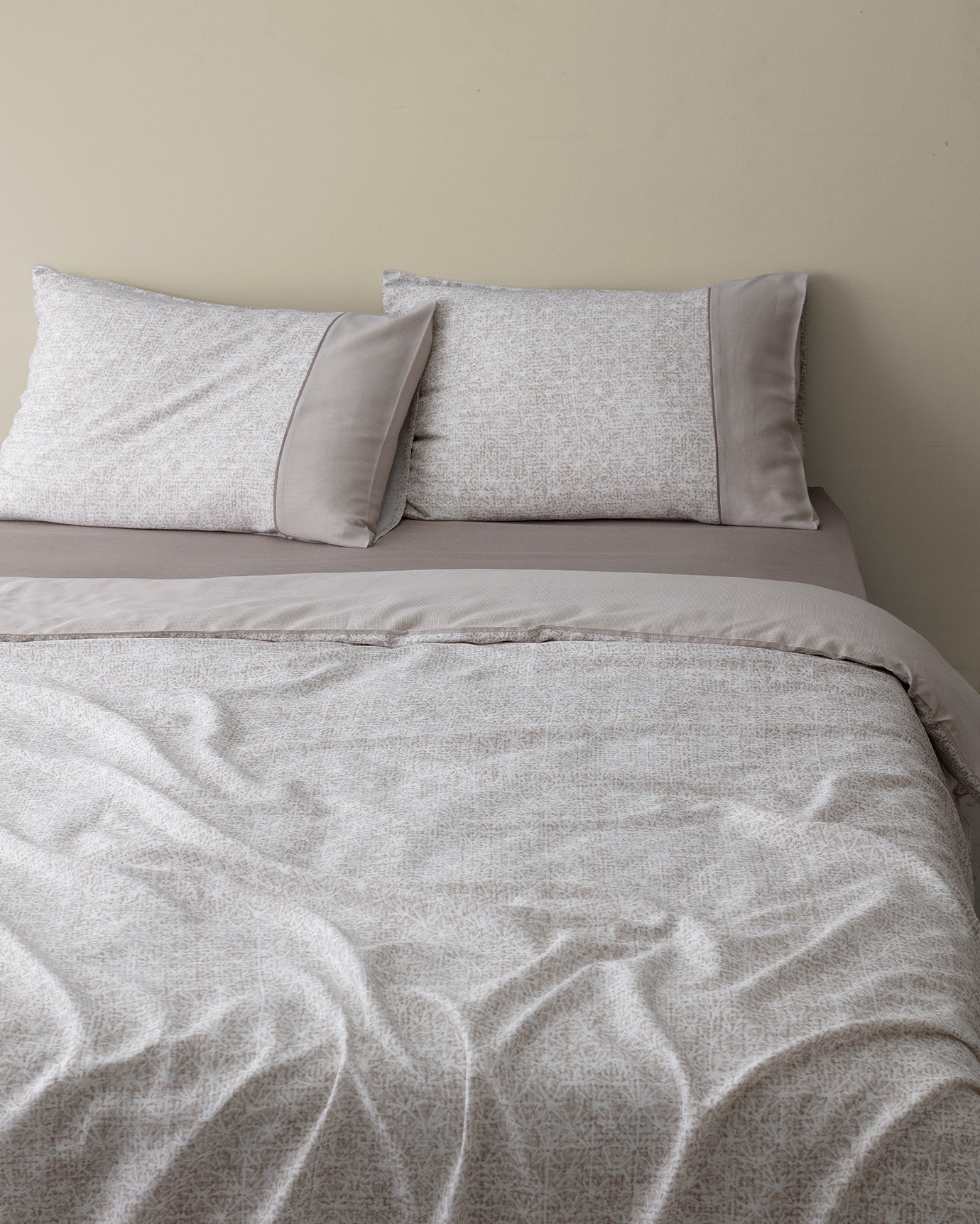 Astrid Duvet Cover Set -coco Crep Patterned - Madame Coco JO