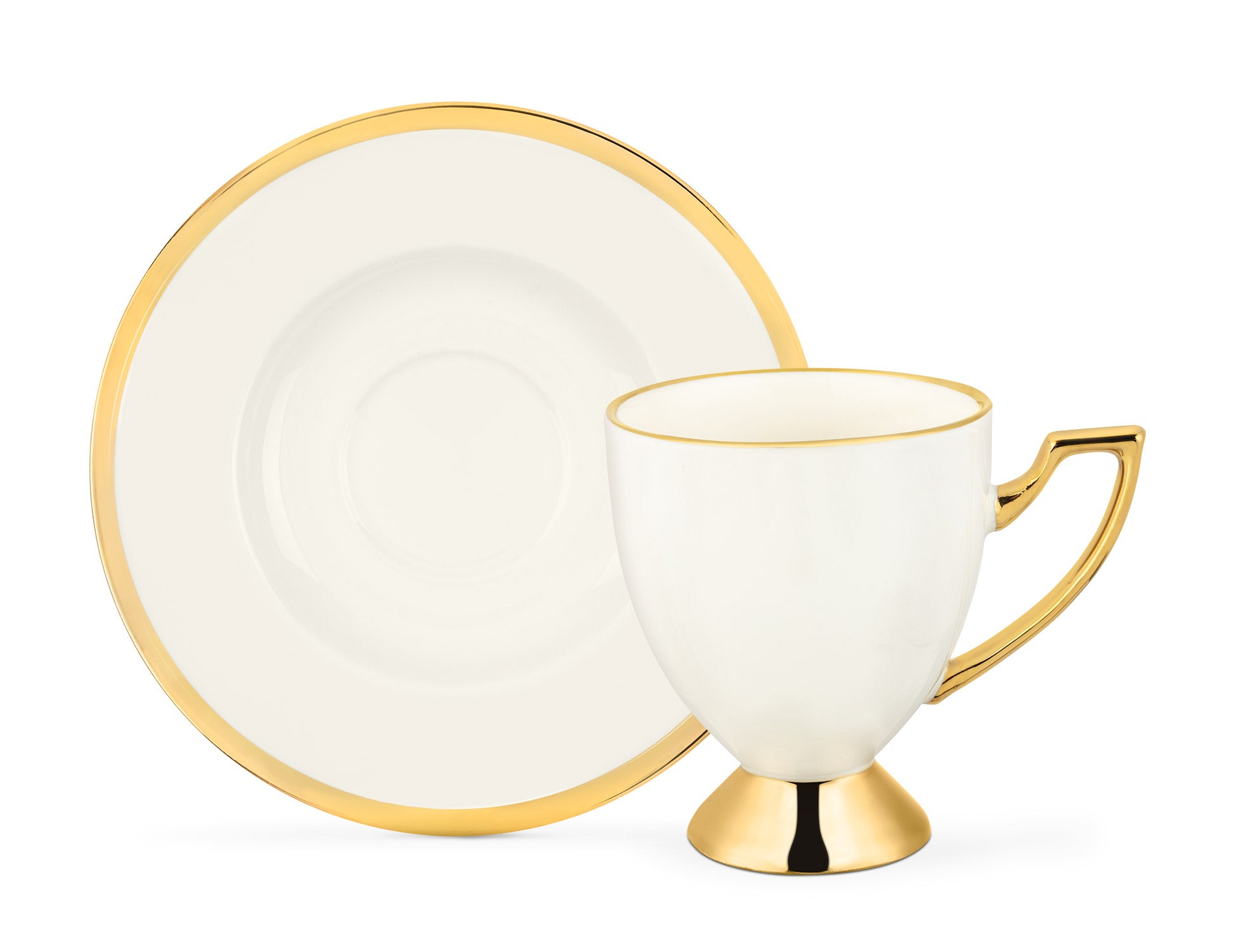 Yolande Olivier 4-piece Coffee Cup Set - Madame Coco JO