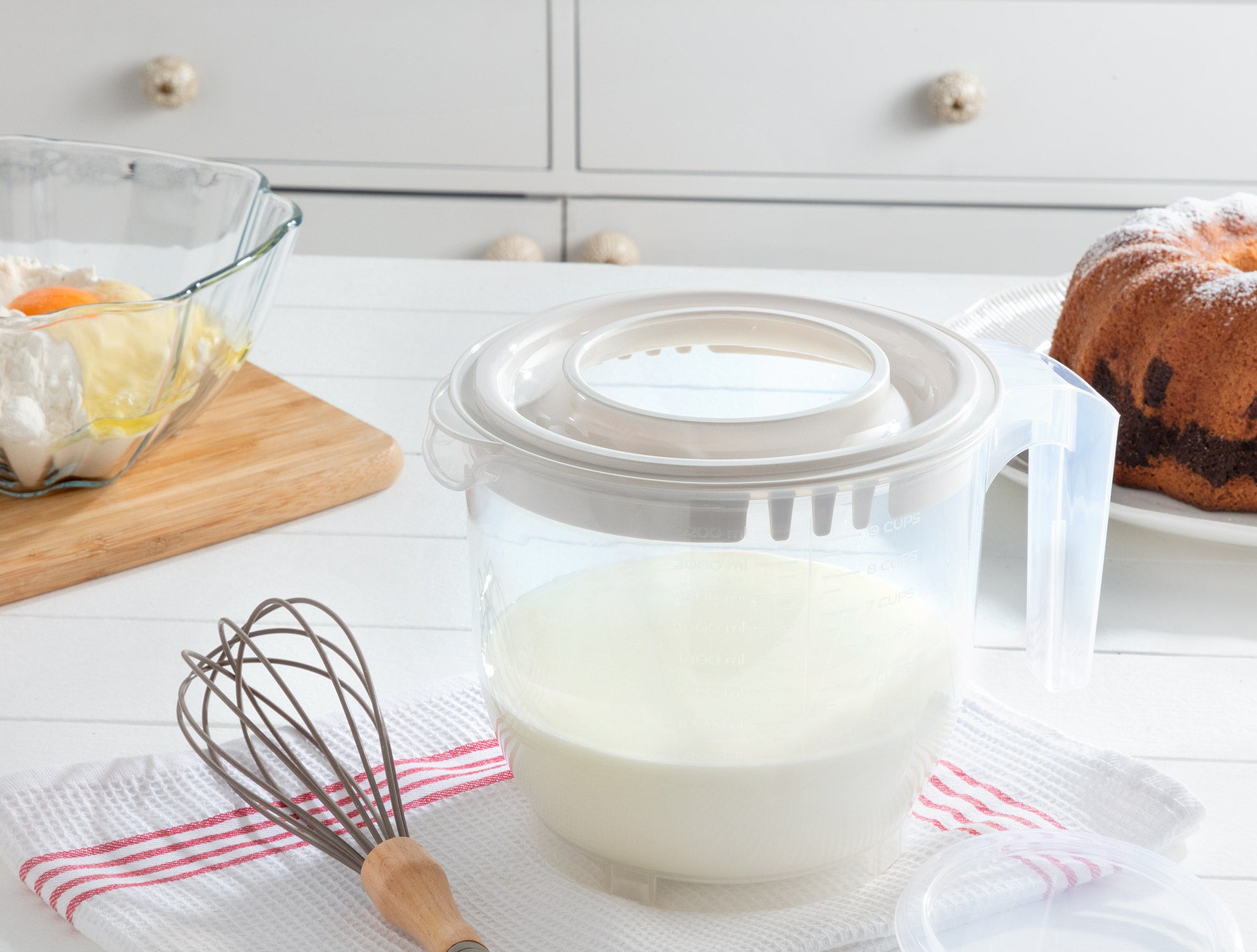 Madie Lidded Mixer Container - Madame Coco JO