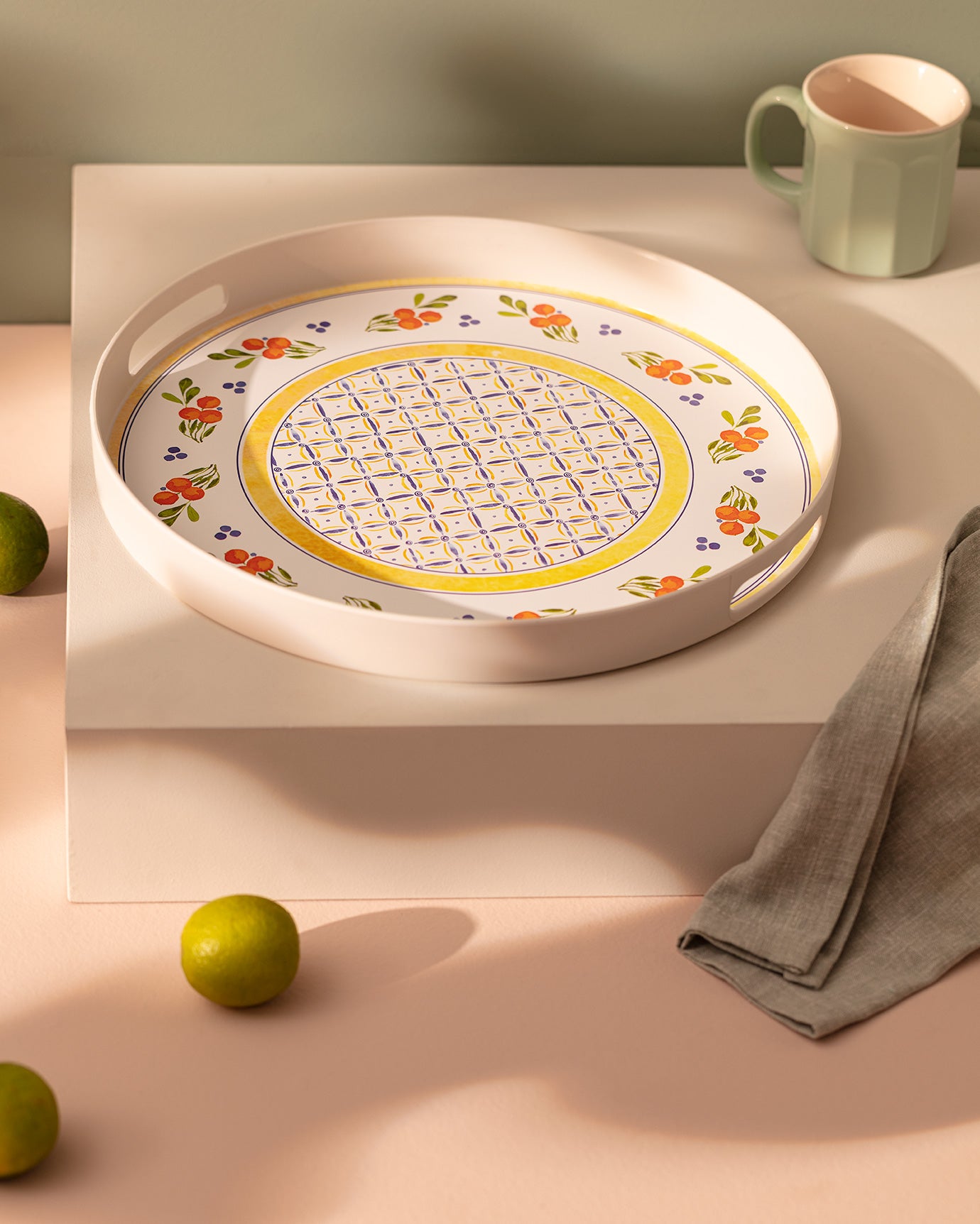 Florus Round Tray - Madame Coco JO