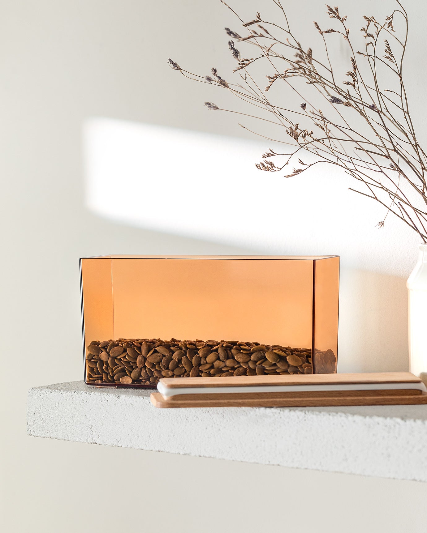 Storage Box With Wooden Lid 1200ml - Madame Coco JO