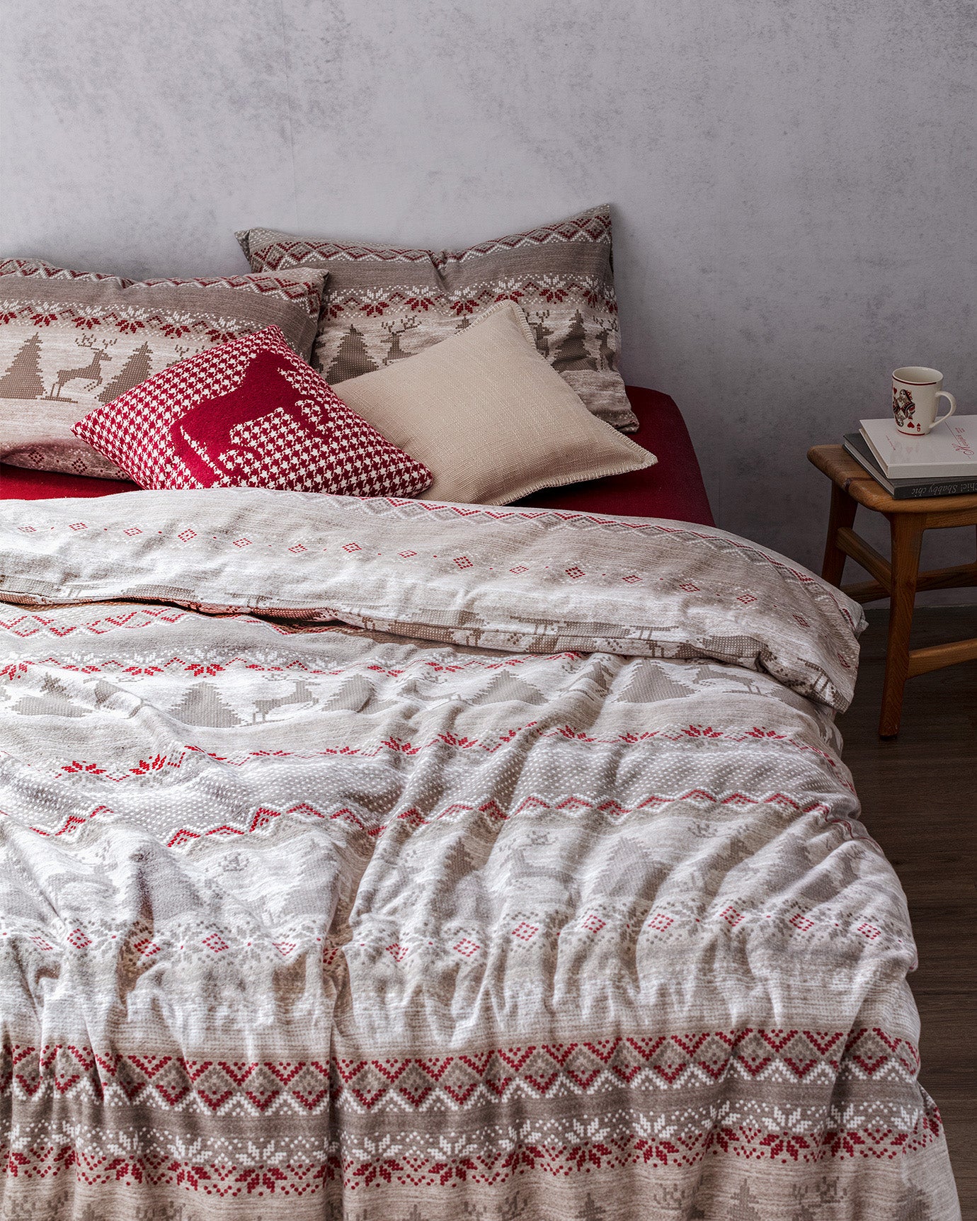 Vixien Family Size Flannel Duvet Cover Set - Madame Coco JO