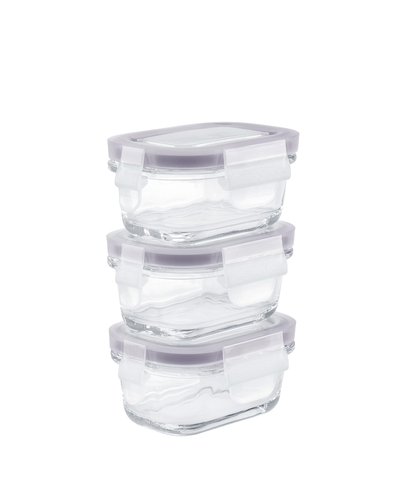 Marle 3-piece Rectangle Mini Food Container - 120ml - Madame Coco JO