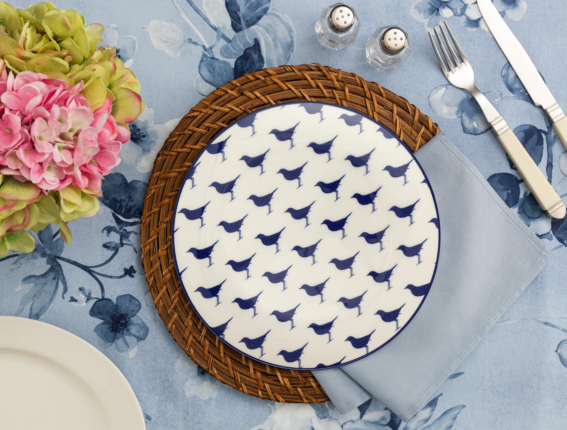 Rêve Bleu Sérénité Dessert Plate 25 Cm - Madame Coco JO