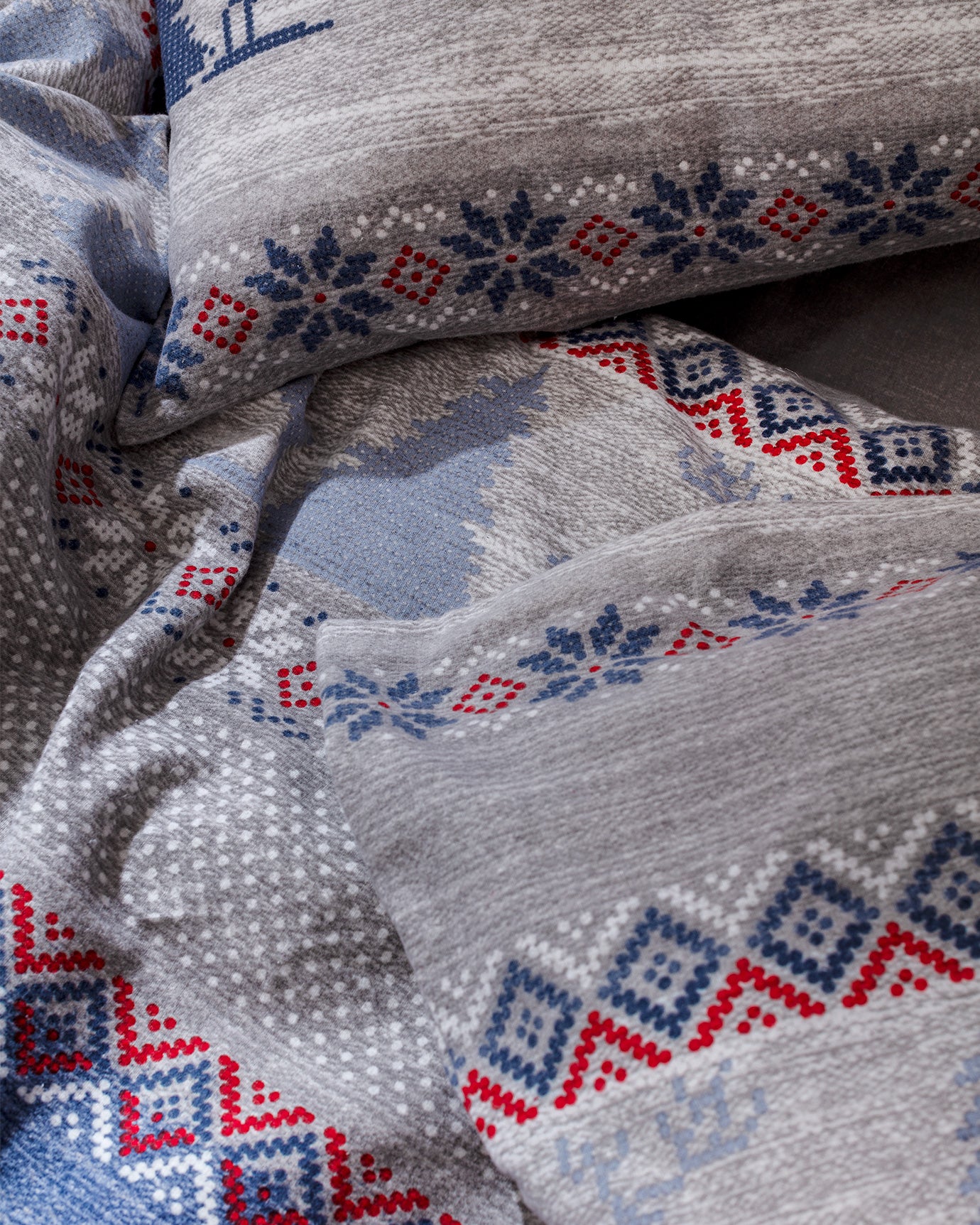 Vixien King Size Flannel Duvet Cover Set - Madame Coco JO