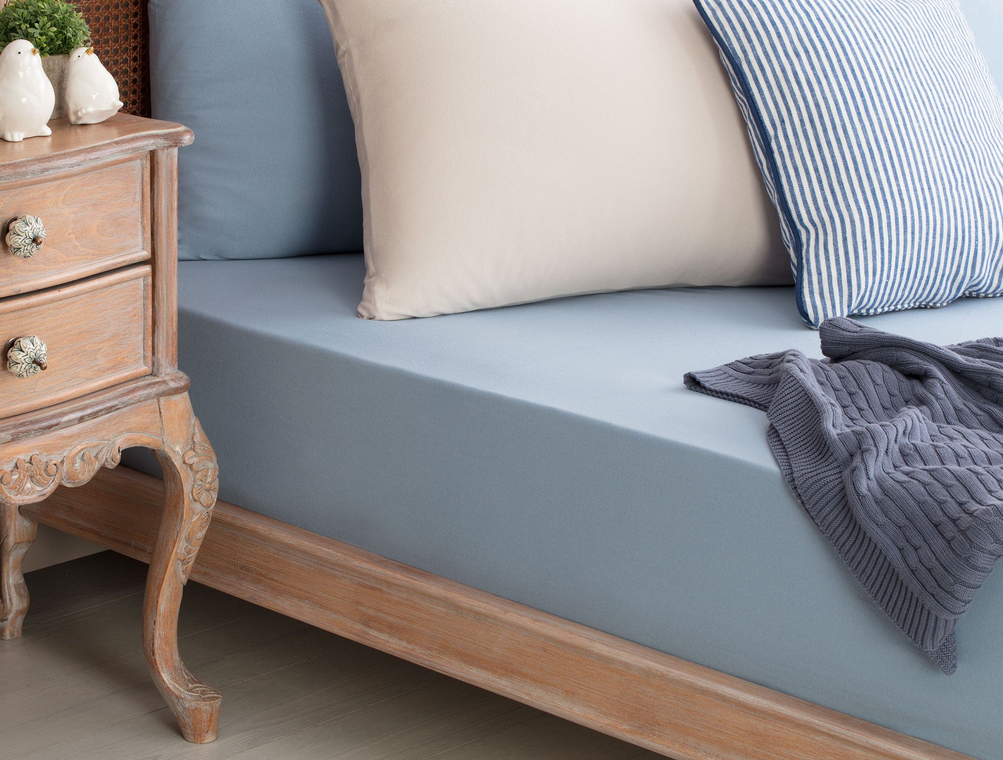 Valeria Cotton Jersey Fitted Sheet - Madame Coco JO