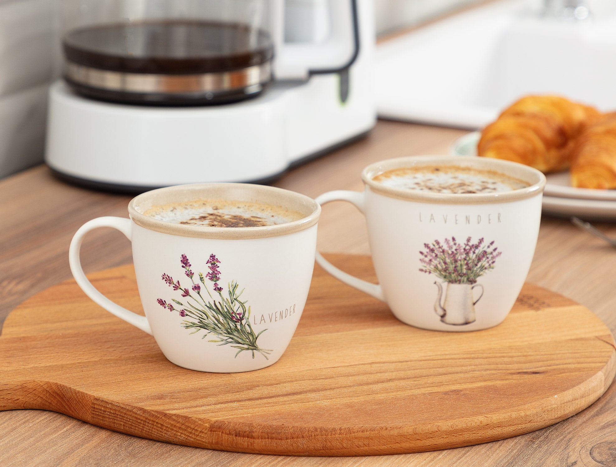 Lavender Pente 2 Pcs Mug Set - Madame Coco JO