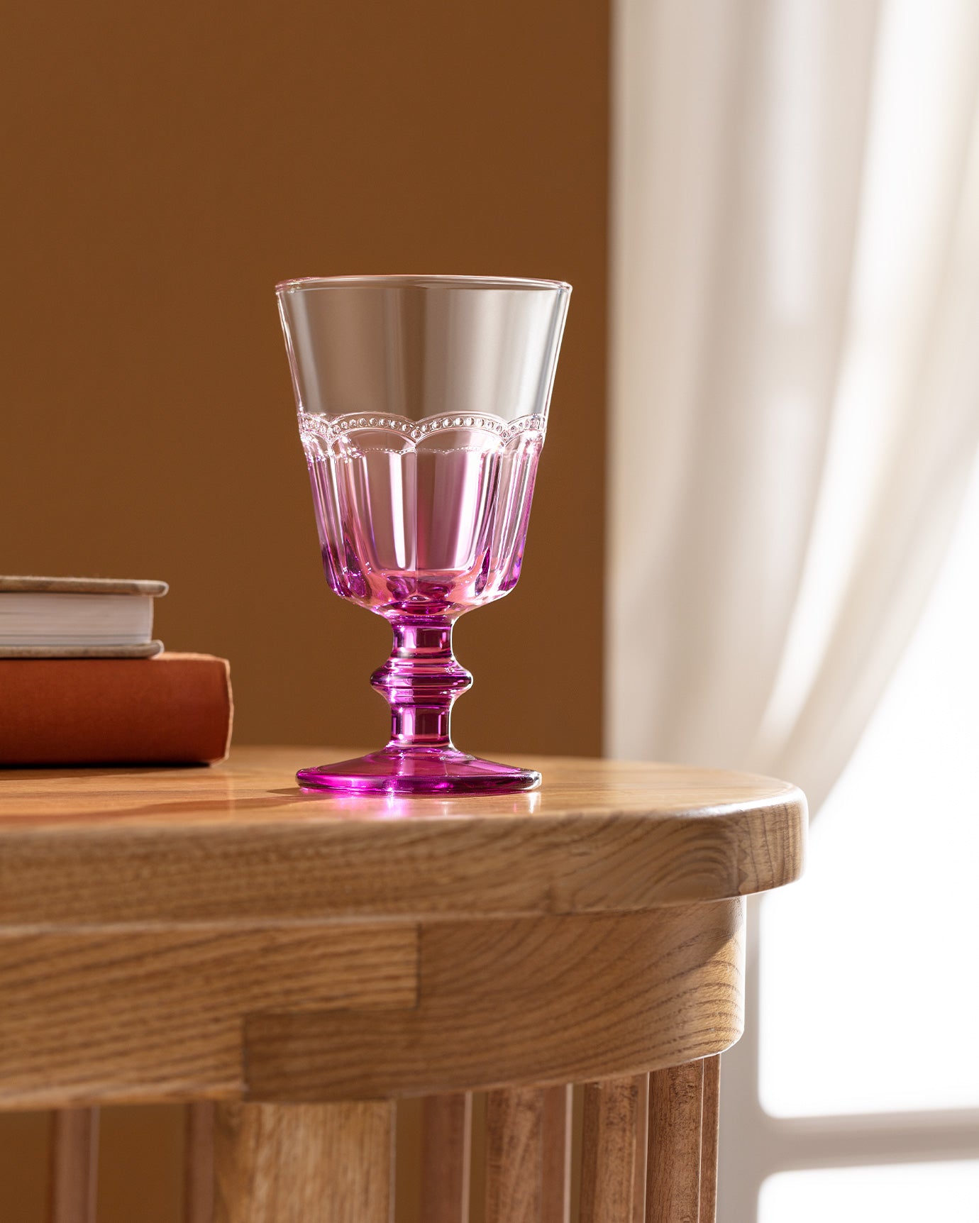 Perline 4-piece Wine Glass Set - 220ml - Madame Coco JO