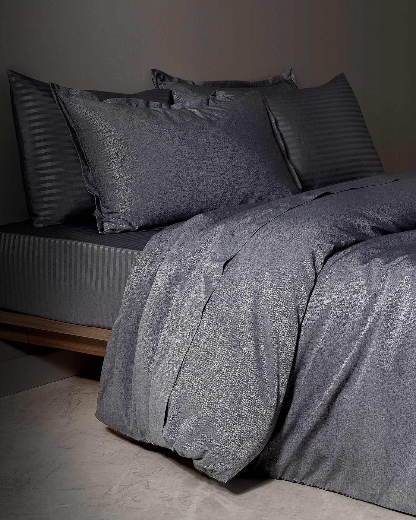 Vézelay Duvet Cover Set - Jacquard Satin - Madame Coco JO