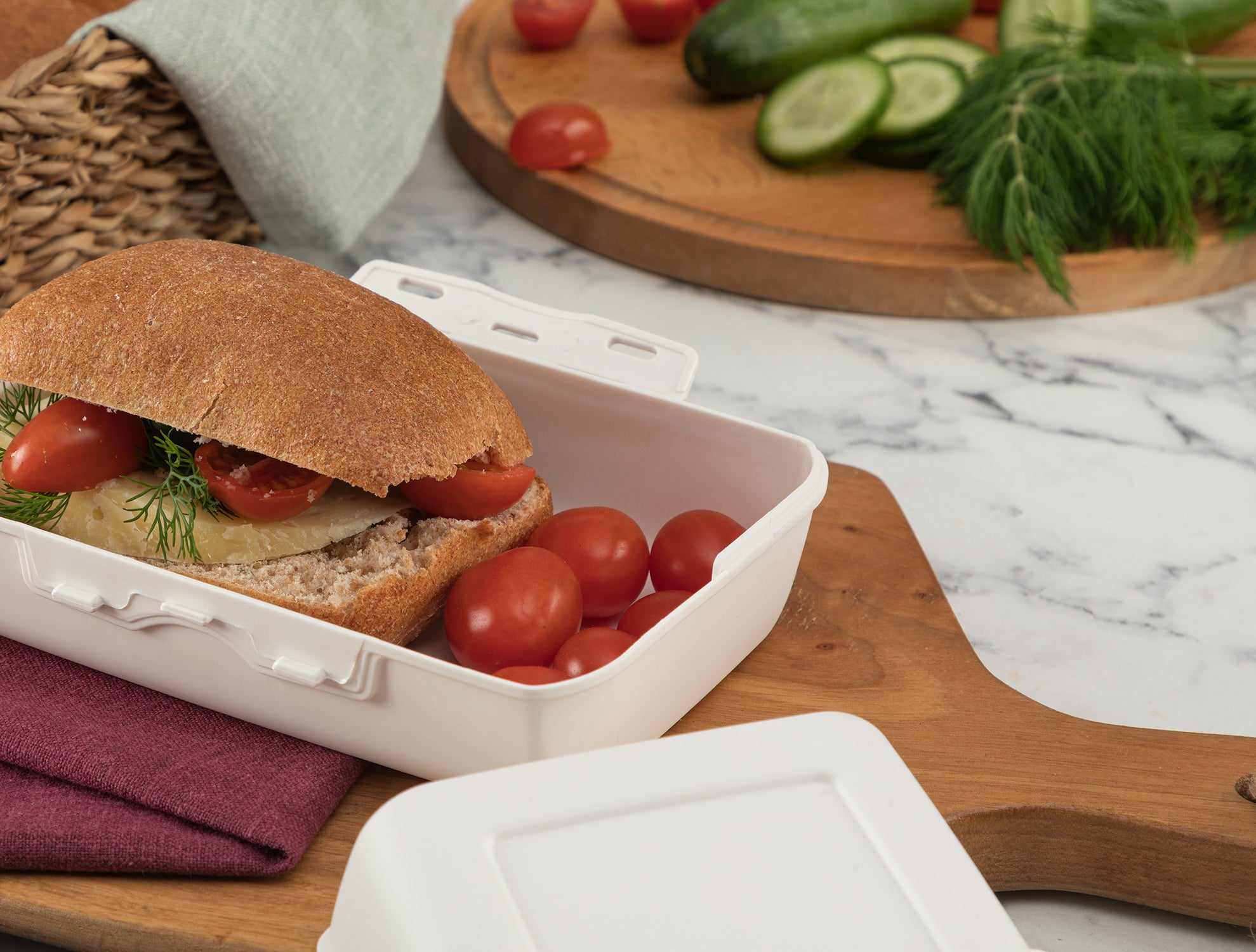 Yvonna Narrow Lunch Box - Madame Coco JO