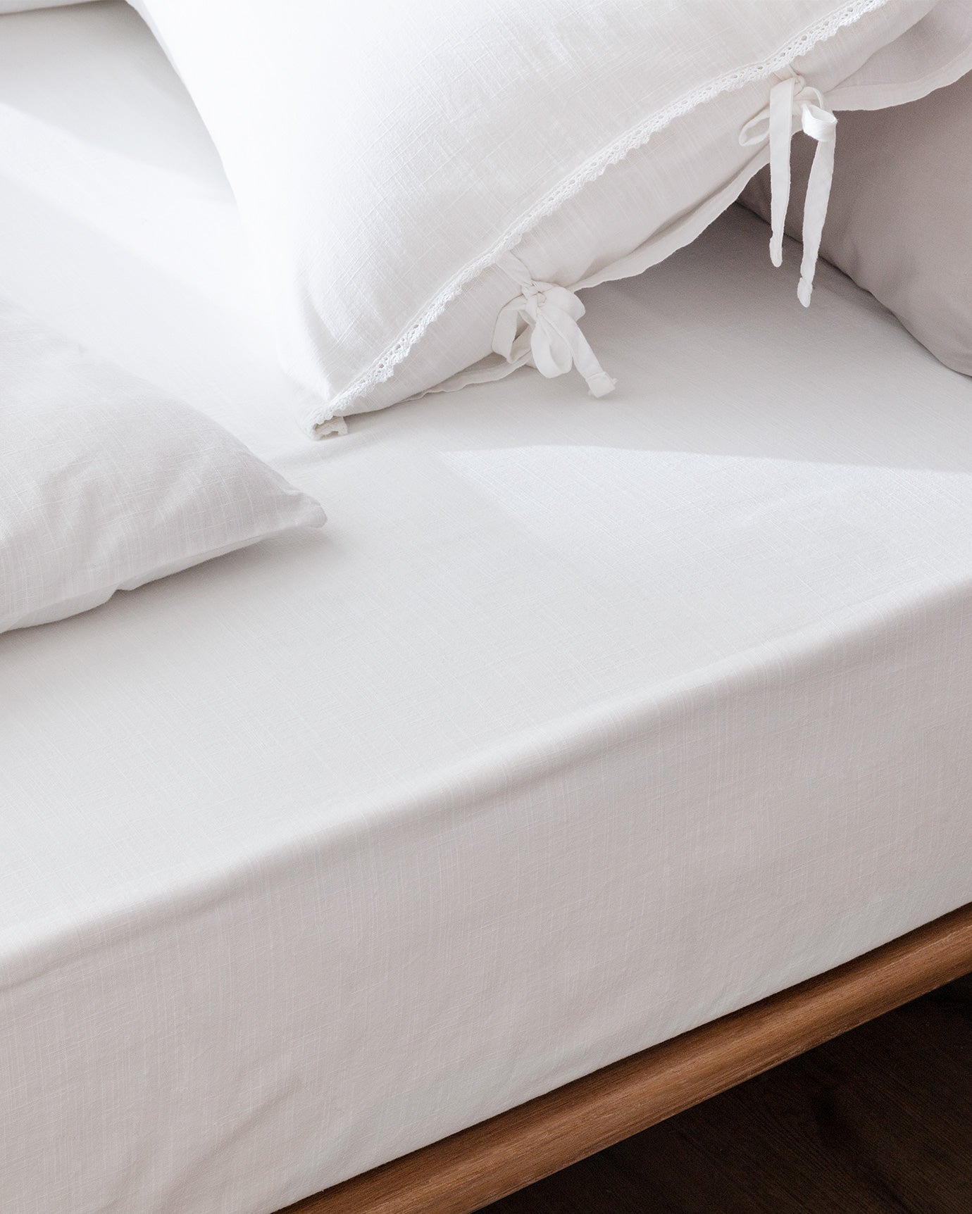 Tracey Family Size Linen Look Washed Duvet Cover Set - Madame Coco JO