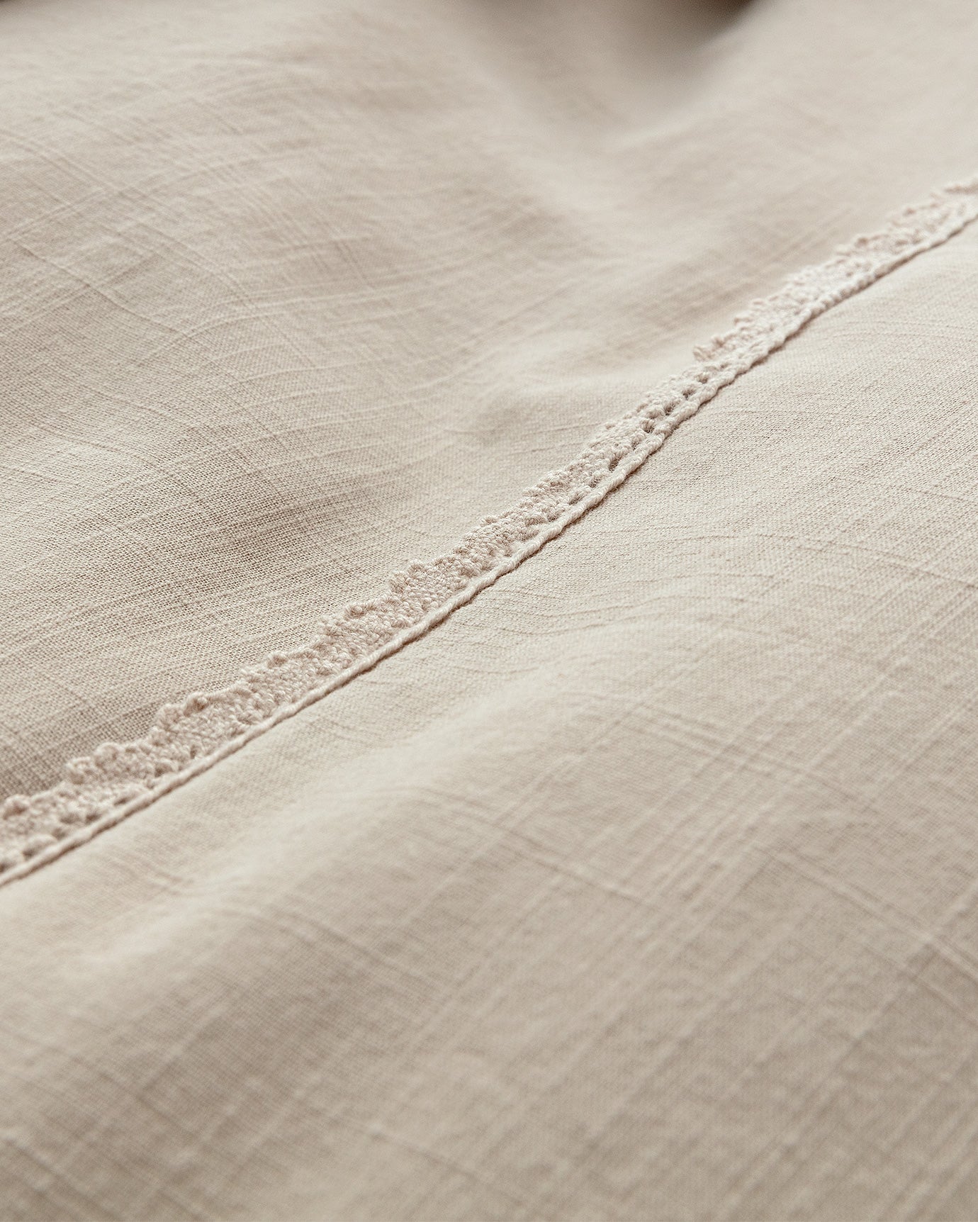 Tracey King Size Linen Look Washed Duvet Cover Set - Madame Coco JO