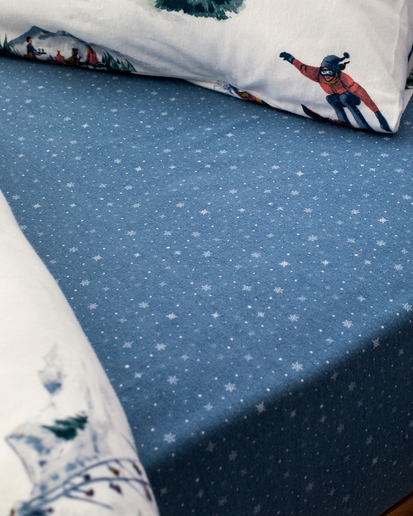 Boone Super King Flannel Duvet Cover Set - Madame Coco JO