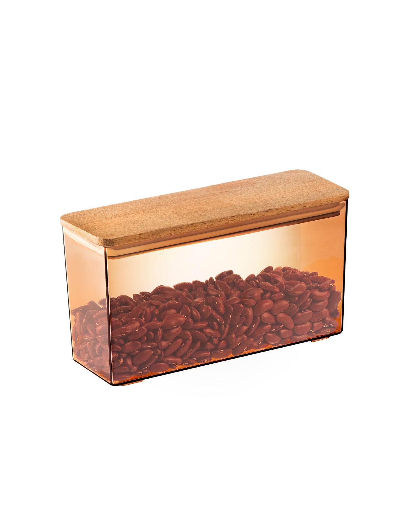 Storage Box With Wooden Lid 1200ml - Madame Coco JO