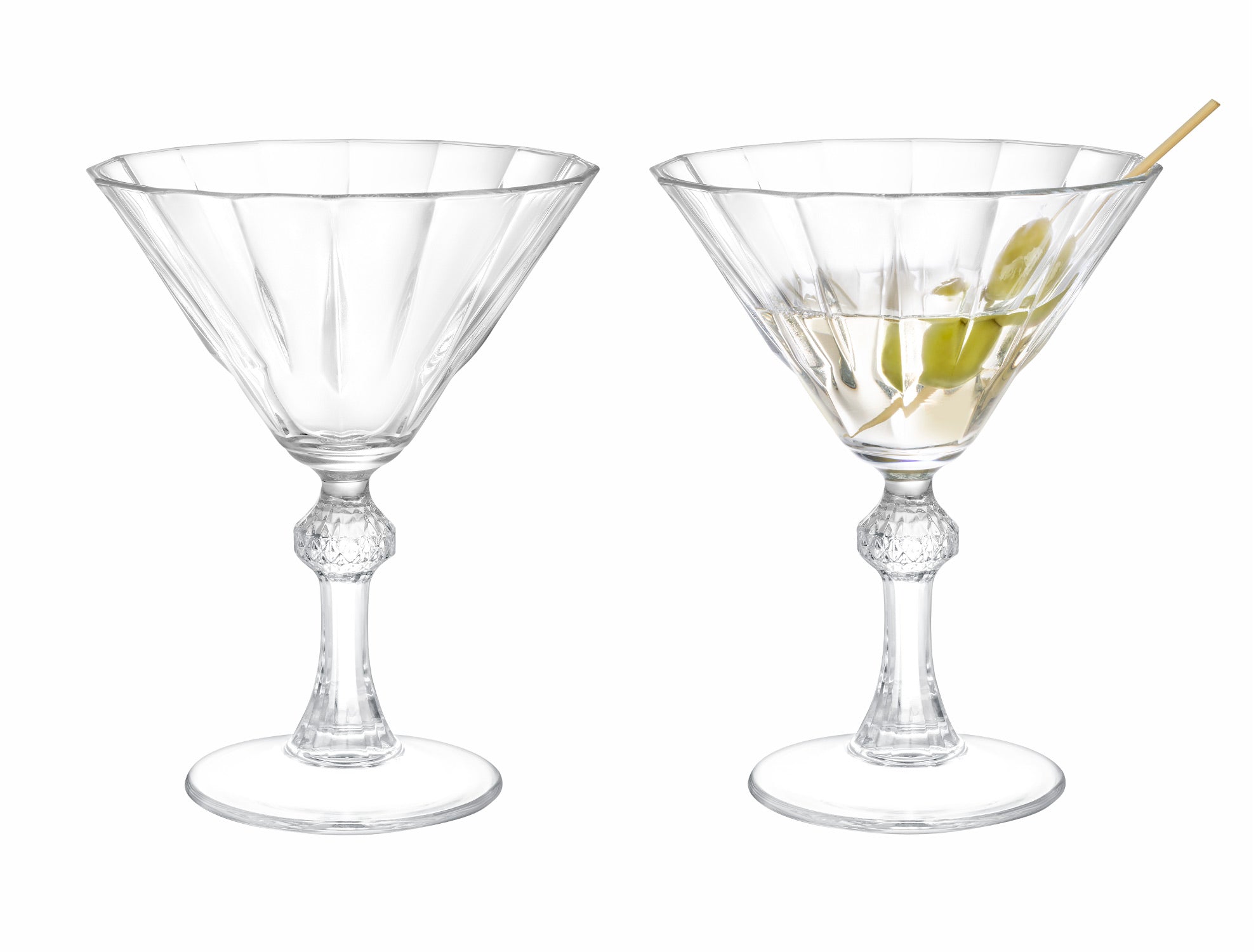Voyage 4-piece Martini Glass Set - Madame Coco JO