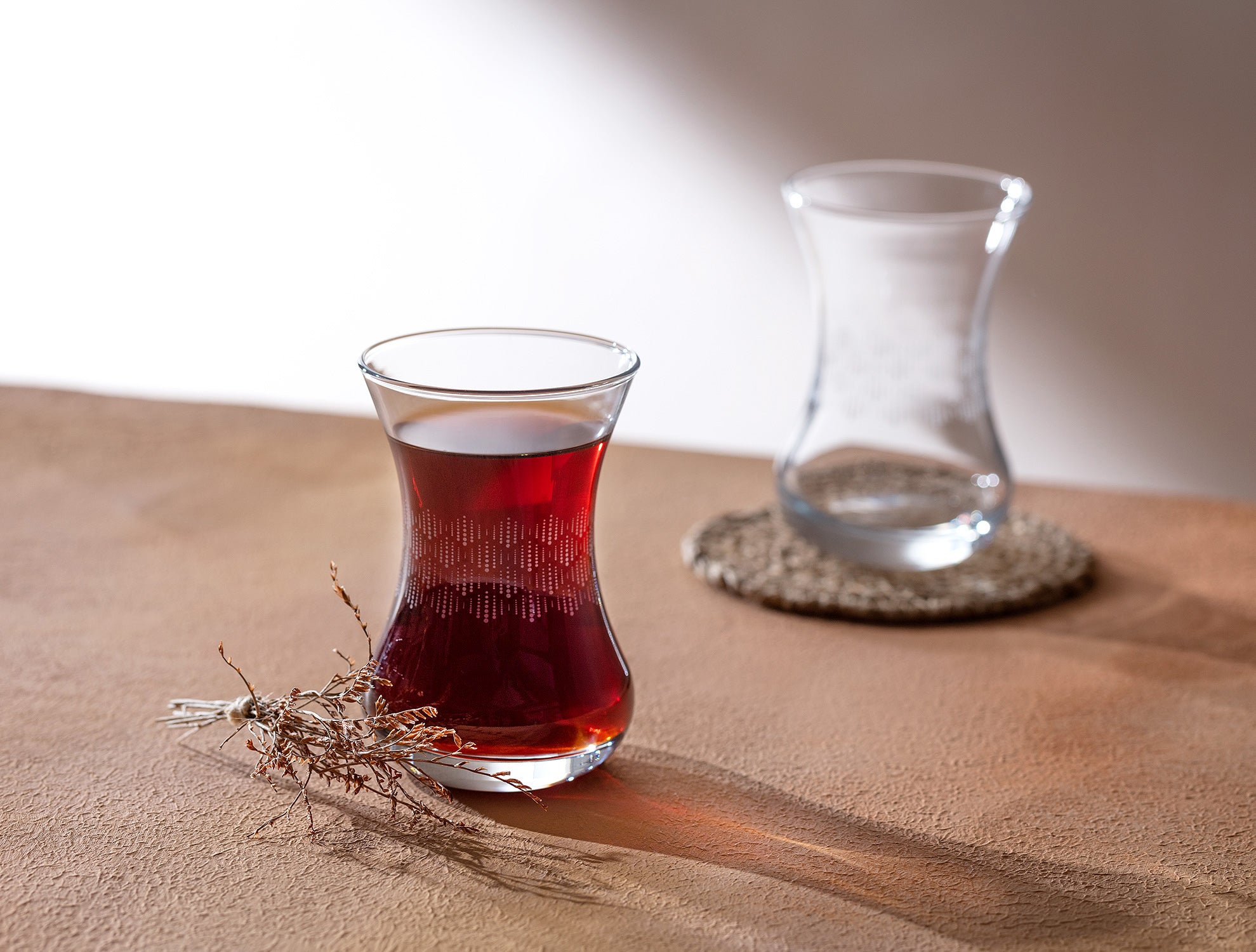 Lavem-soft Rain Tea Glass Set Of 6 - Madame Coco JO