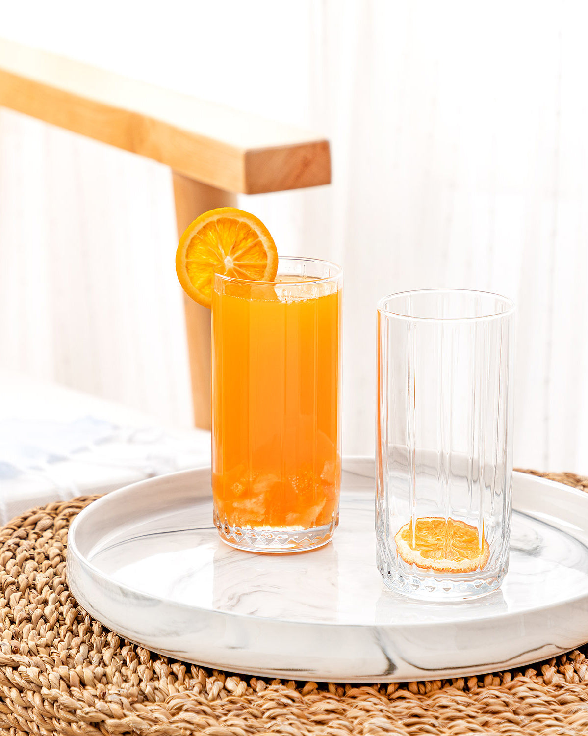 Voyelle 4-piece Beverage Glass Set - Madame Coco JO