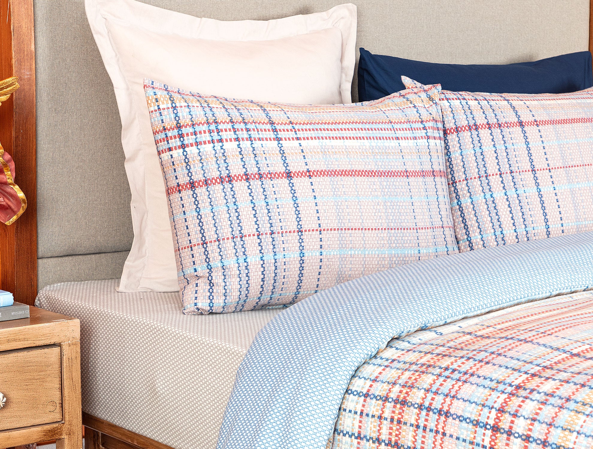 Bret Duvet Cover Set - Flannel - Madame Coco JO