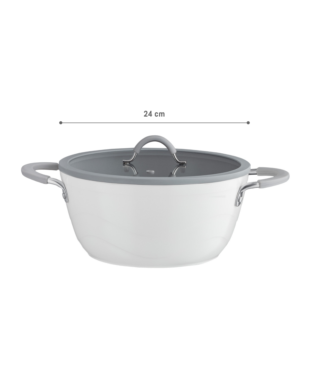 Albus 24 Cm Deep Pot - Madame Coco JO