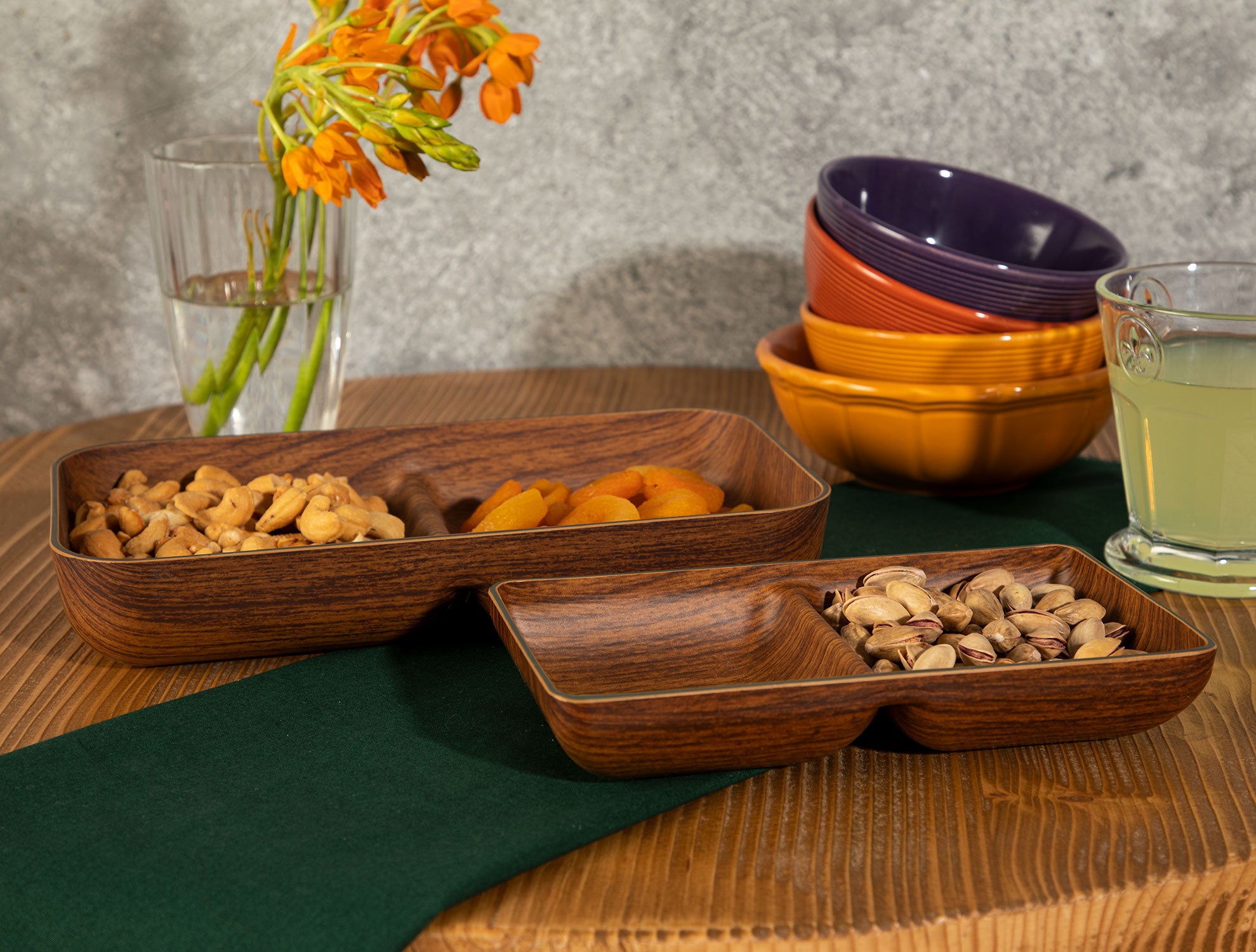 Marivi Two Compartment Snack 17.5cm - Madame Coco JO