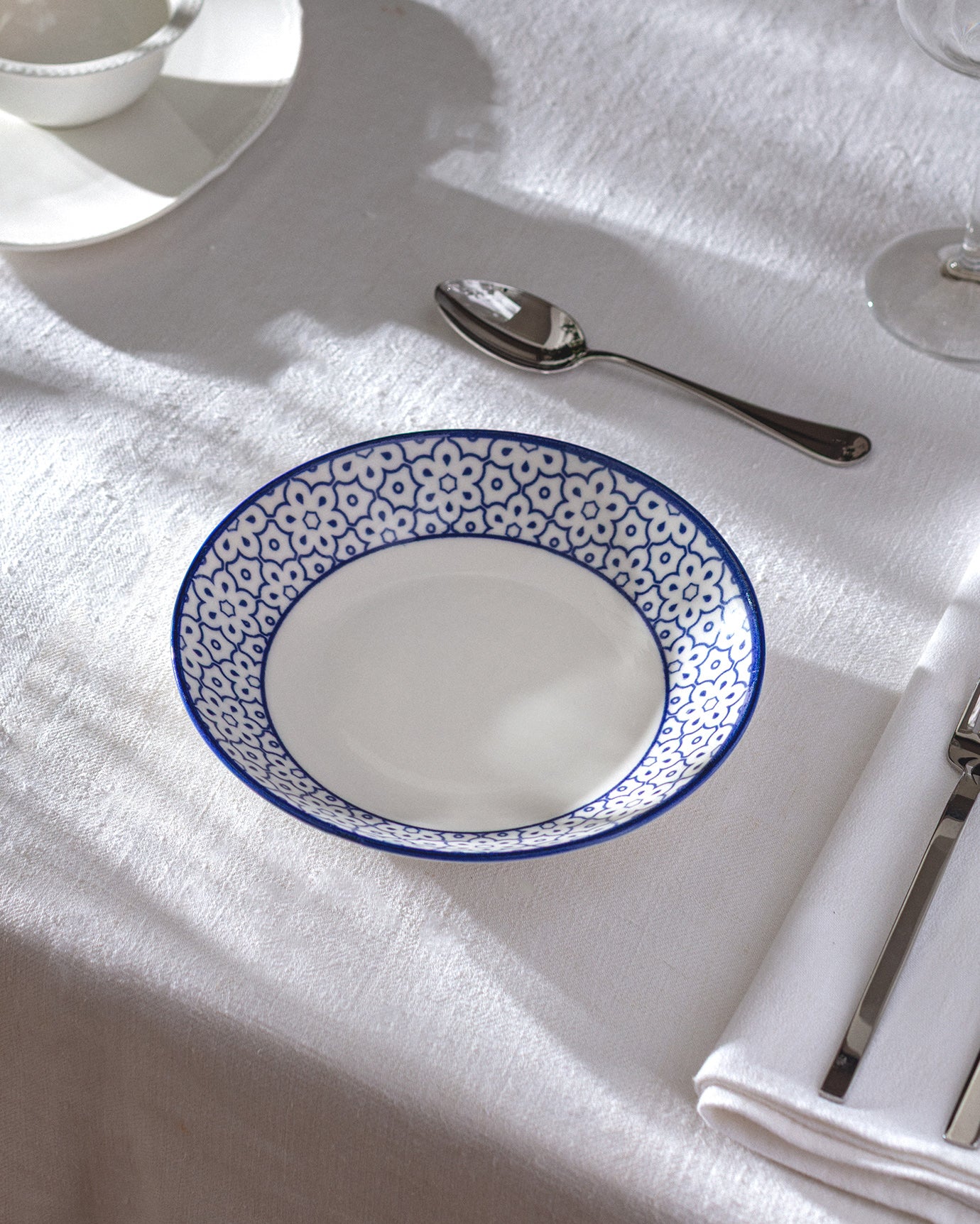 Reve Bleu Chantal Dinner Plate - Madame Coco JO