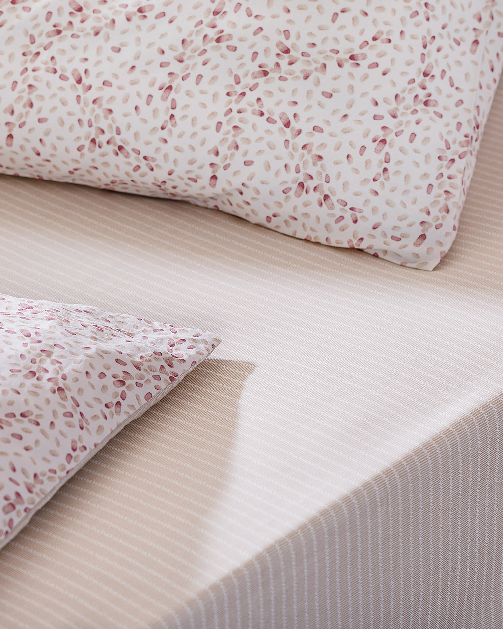 Octave Single Size Fitted Duvet Cover Set - Ranforce Patterned - Madame Coco JO