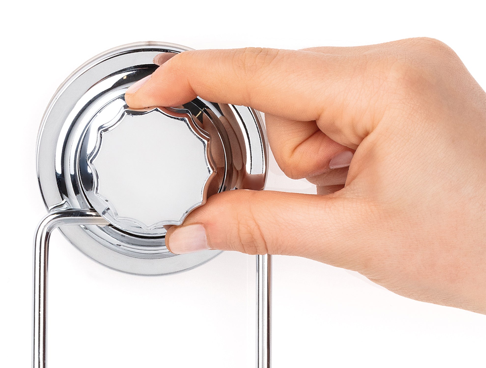 Norme Chrome Vacuum Hair Dryer Holder - Madame Coco JO
