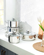 Orva 8 Pieces Cookware Set - Madame Coco JO