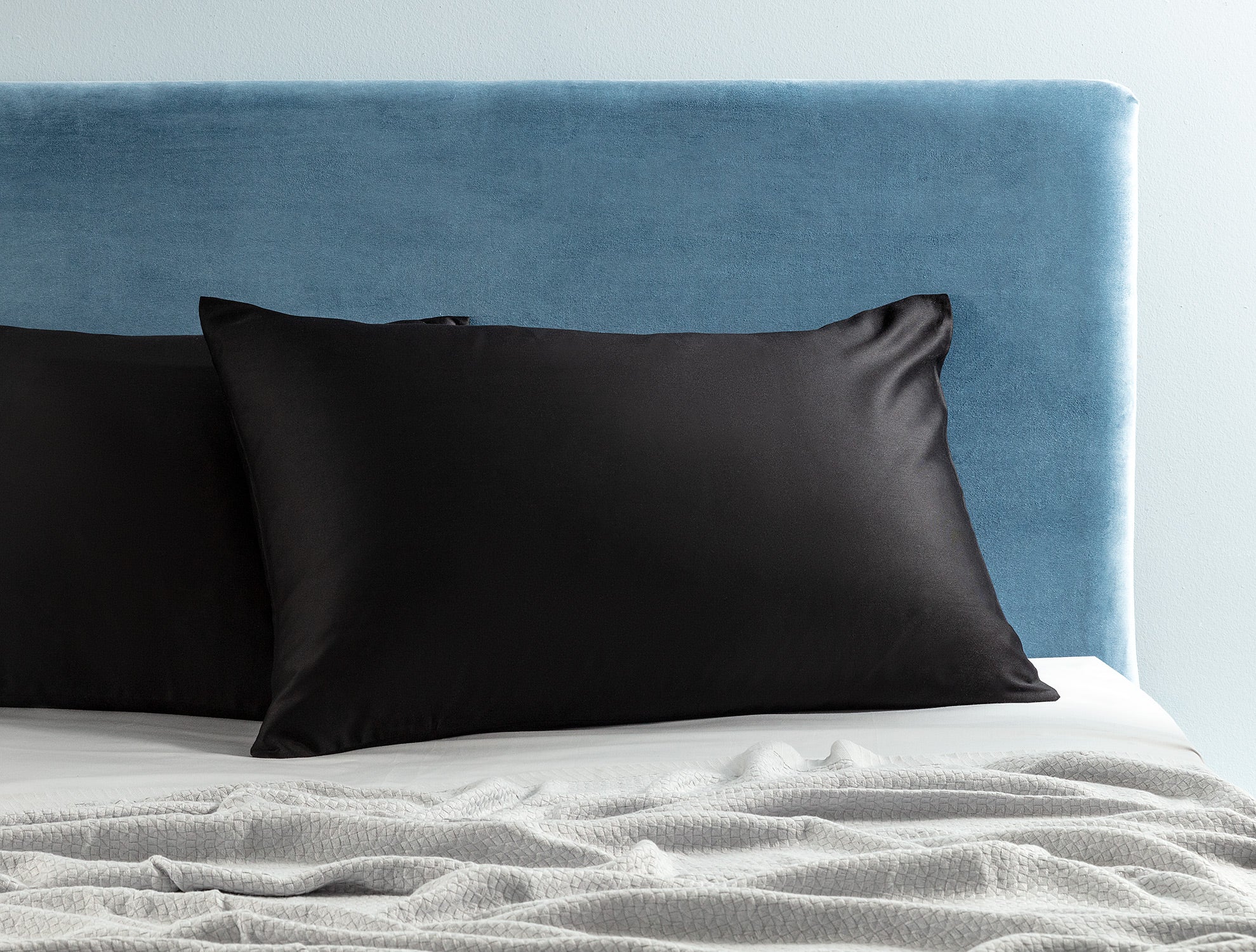 Ciel Satin Plain Pillowcase - Madame Coco JO