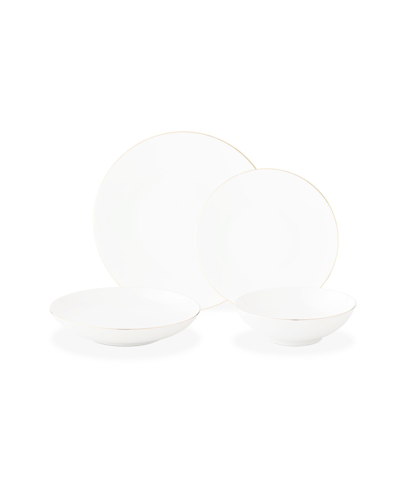 Ravello 24 Piece Dinner Set Gold/platinum - Madame Coco JO