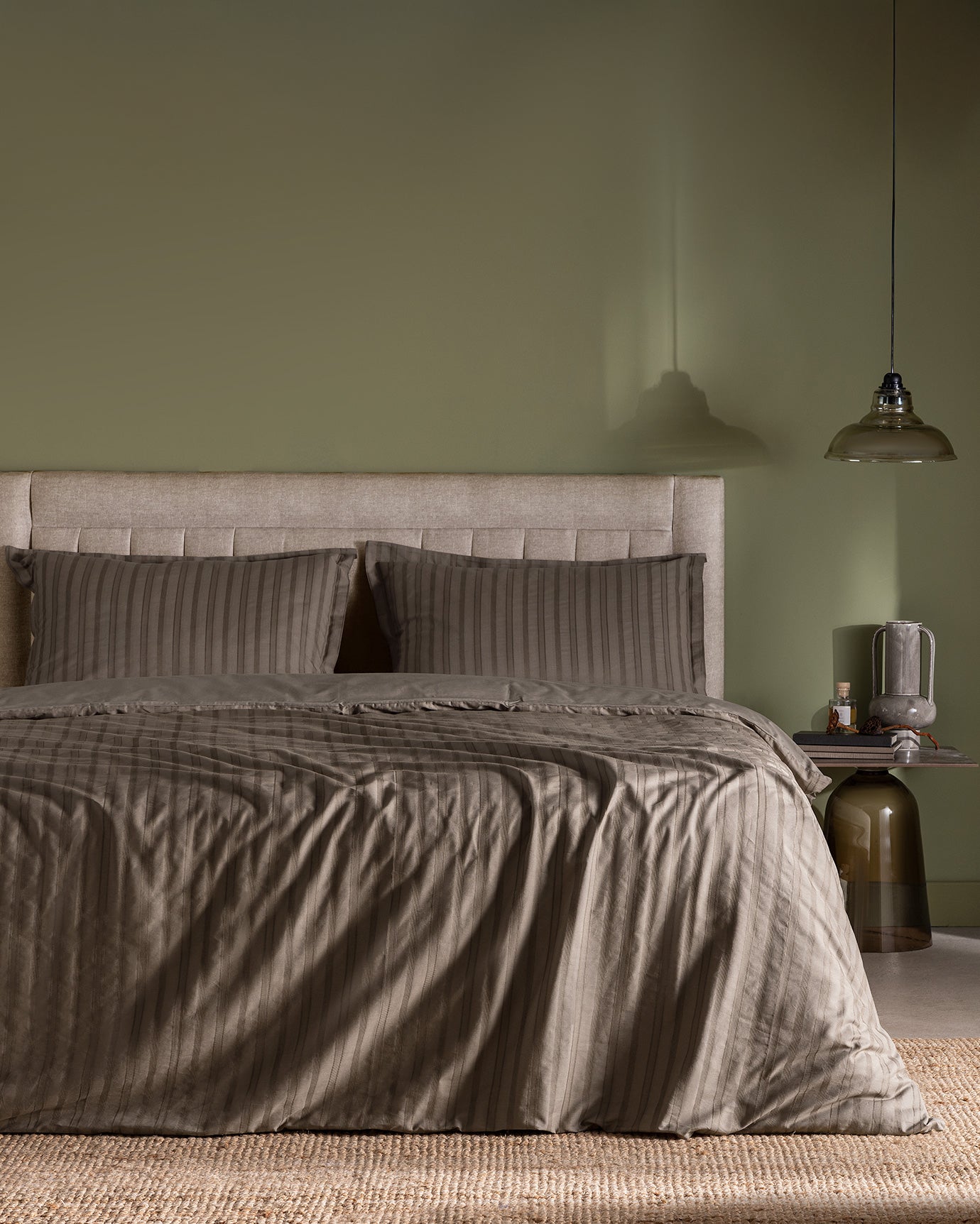 Nicole King Size Dobby Duvet Cover Set - Madame Coco JO