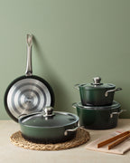 Titanium Professional Cookware Set 7 Pieces - Madame Coco JO