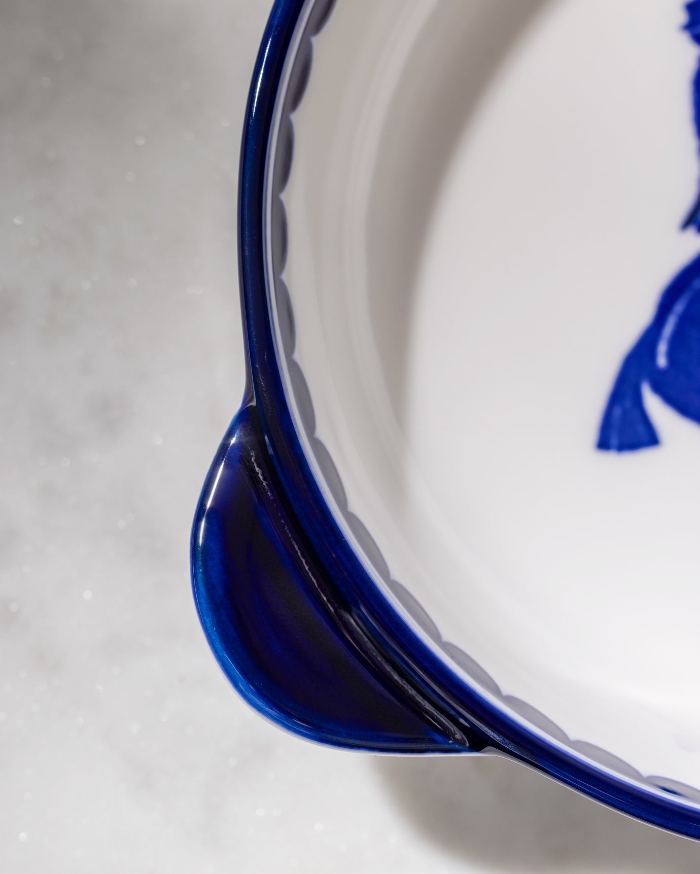 Reve Bleu Tierra Round Plate - Madame Coco JO