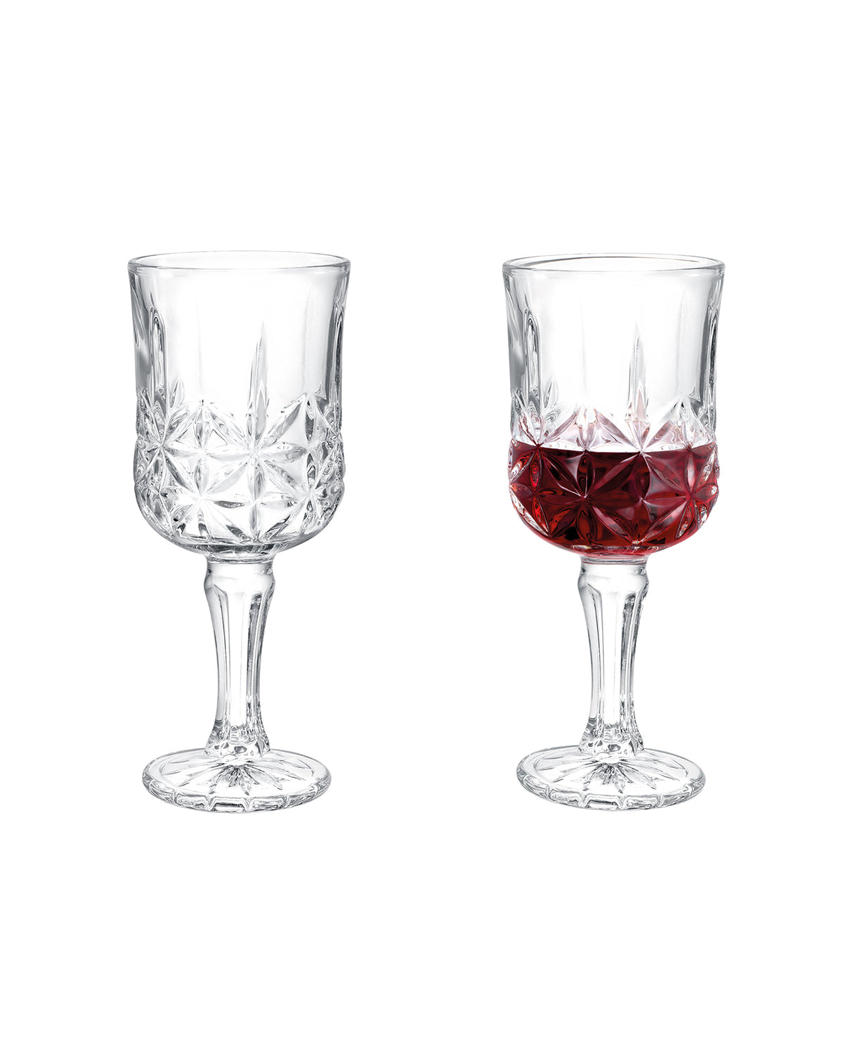 Estee 4-piece Tall Wine Glass Set - Madame Coco JO