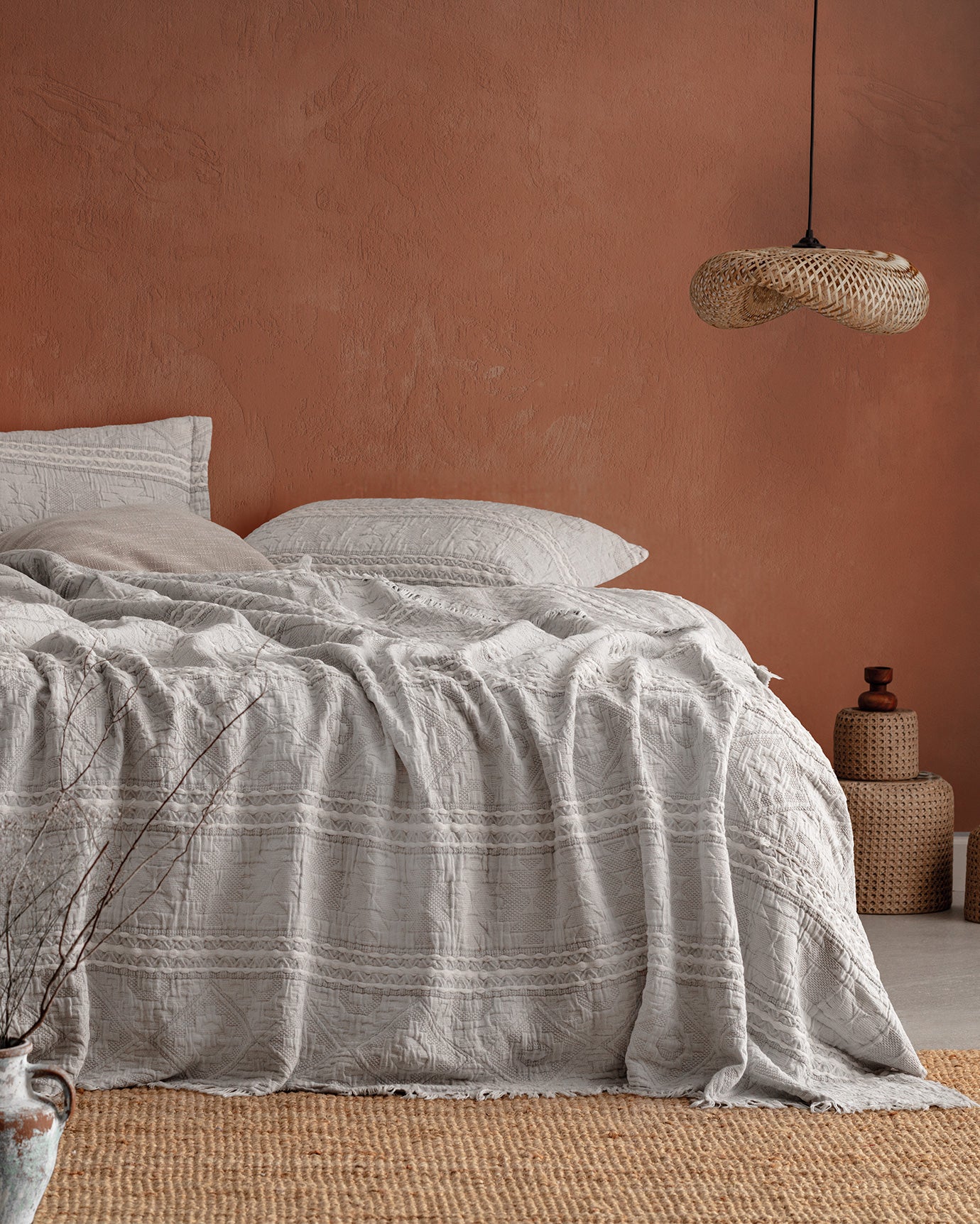 Ethnique Double Size Bedspread - Madame Coco JO