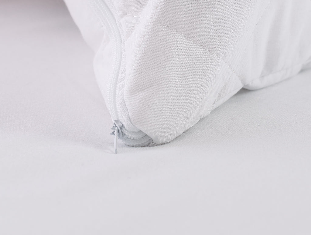 Crispy Cotton Quilted Pillow Protector - Madame Coco JO