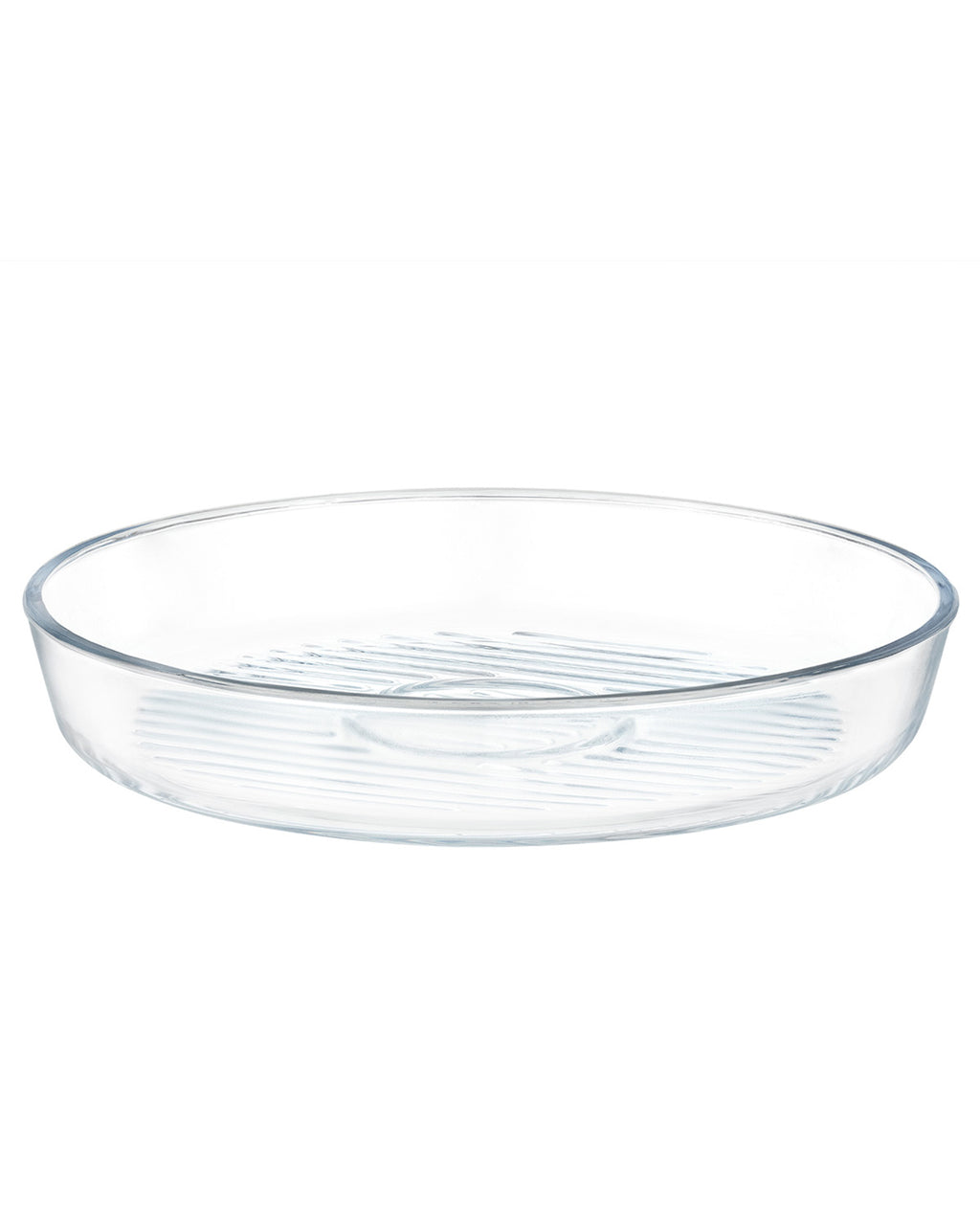 Novara Small Size Round Glass Baking Tray With Grill - Single - Madame Coco JO
