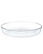 Novara Small Size Round Glass Baking Tray With Grill - Single - Madame Coco JO