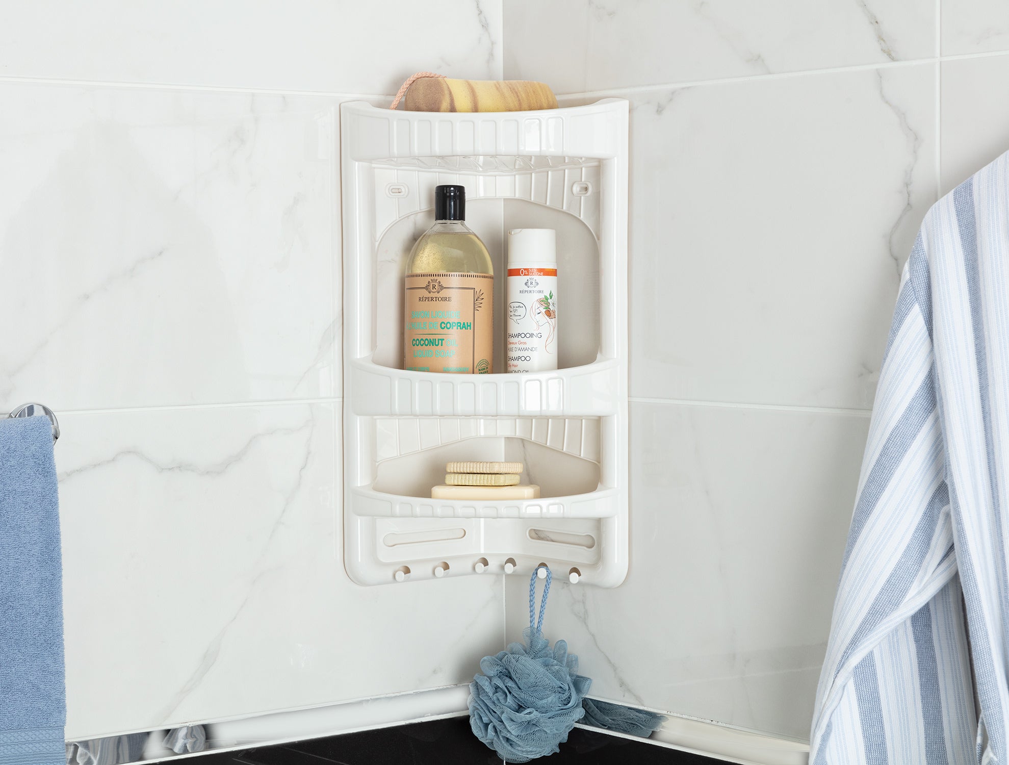 Luned Corner 3 Tiers Shelf Hanger - Madame Coco JO