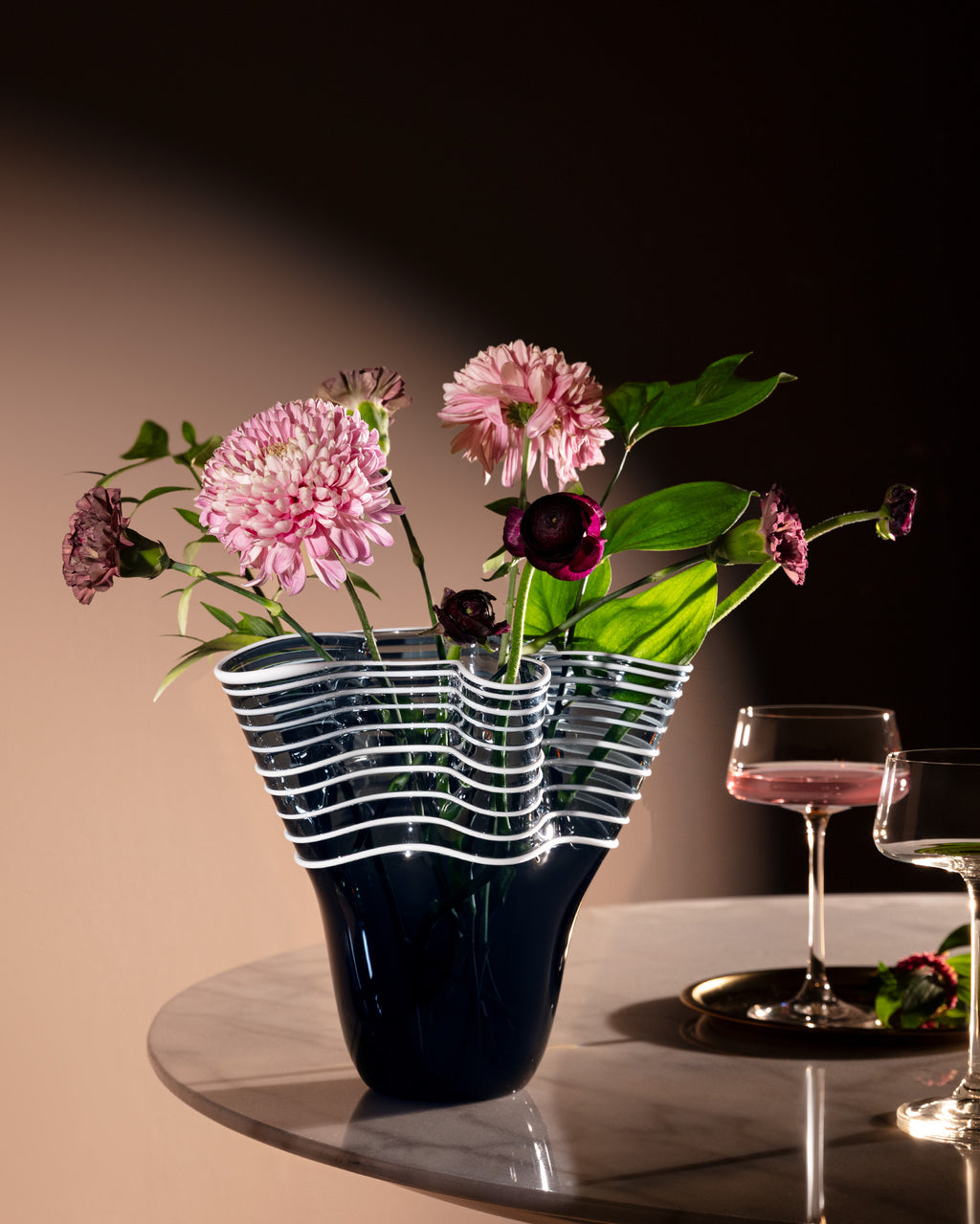 Honfleur Handmade Glass Vase - Medium Size - Madame Coco JO