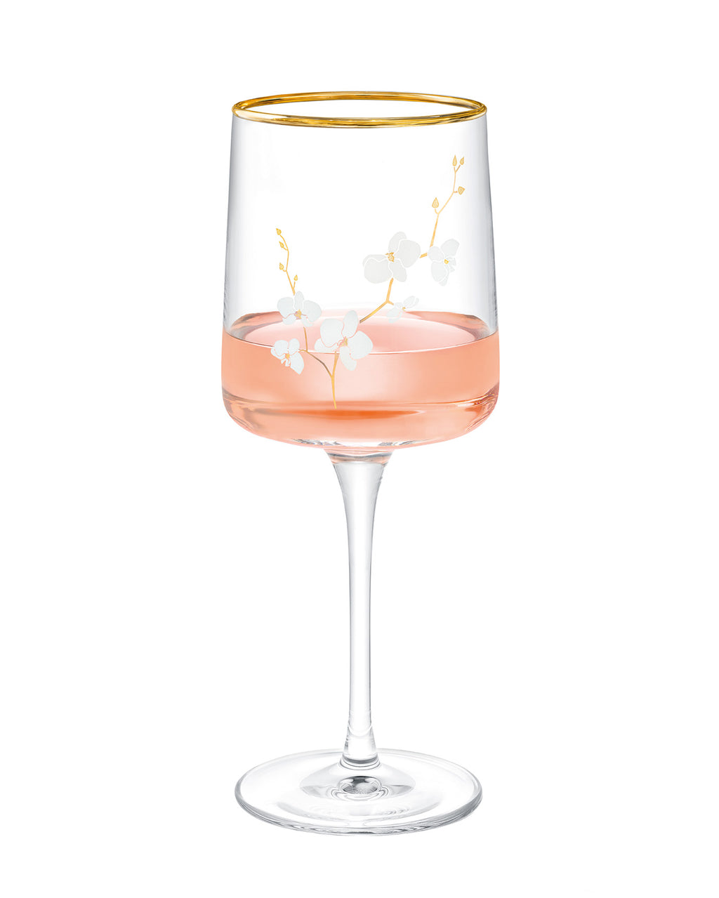 Musette - Branche D'amour Gold 4-piece Wine Glass Set - 320ml - Madame Coco JO