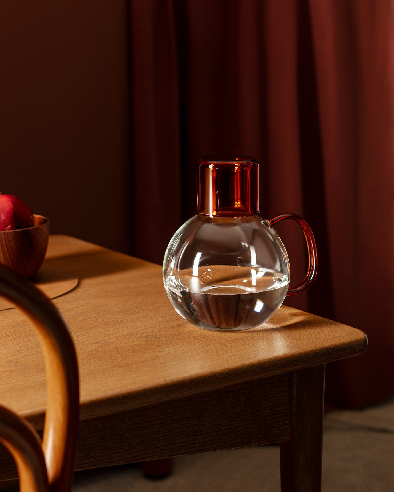 Vannes Borosilicate Glass Pitcher With Handle- 1400ml - Madame Coco JO