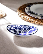Rêve Bleu Brest Oval Plate - Madame Coco JO