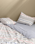 Burcet King Size Duvet Cover Set - Ranforce Patterned - Madame Coco JO